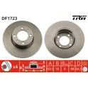 Jeu de 2 disques de frein TRW - DF1723