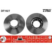 Jeu de 2 disques de frein TRW - DF1927