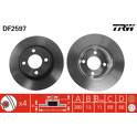 Jeu de 2 disques de frein TRW - DF2597