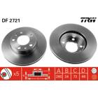 Jeu de 2 disques de frein TRW - DF2721