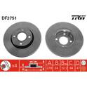 Jeu de 2 disques de frein TRW - DF2751