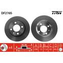 Jeu de 2 disques de frein TRW - DF2765