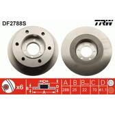 Disque de frein (à l'unité) TRW - DF2788S