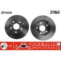 Jeu de 2 disques de frein TRW - DF3028