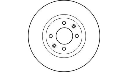 Disque de frein avant TRW 161DF4183