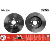 Jeu de 2 disques de frein TRW - DF4204