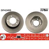 Disque de frein (à l'unité) TRW - DF4249S