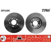 Jeu de 2 disques de frein TRW - DF4385