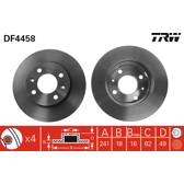 Jeu de 2 disques de frein TRW - DF4458