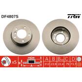 Disque de frein (à l'unité) TRW - DF4807S