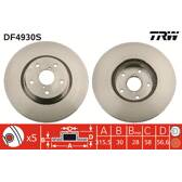 Disque de frein (à l'unité) TRW - DF4930S