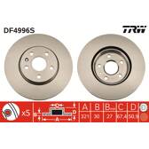Disque de frein (à l'unité) TRW - DF4996S