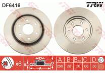 Jeu de 2 disques de frein