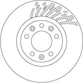 Jeu de 2 disques de frein TRW - DF6657