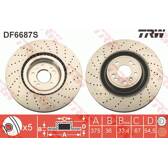 Disque de frein (à l'unité) TRW - DF6687S