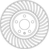 Disque de frein (à l'unité) TRW - DF6950S