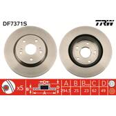 Disque de frein (à l'unité) TRW - DF7371S