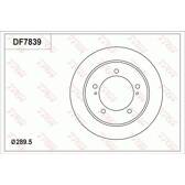 Jeu de 2 disques de frein TRW - DF7839