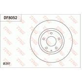 Jeu de 2 disques de frein TRW - DF8052