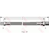 Flexible de frein TRW - PHB119