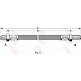 Flexible de frein TRW - PHC205