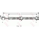Flexible de frein TRW - PHD163