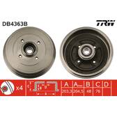 Tambor de freno TRW - DB4363B