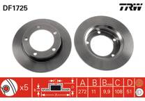 Brake disc set (2)