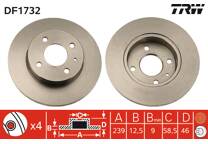 Brake disc set (2)