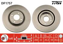 Brake disc set (2)