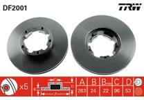Brake disc set (2)