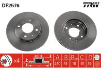 Brake disc set (2)