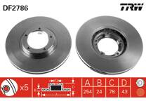 Brake disc set (2)