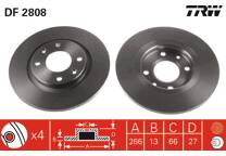 Brake disc set (2)