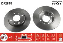 Brake disc set (2)