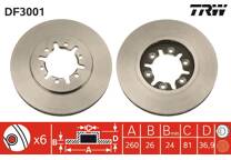 Brake disc set (2)