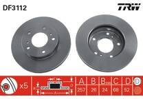 Brake disc set (2)