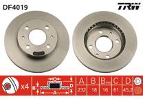 Brake disc set (2)