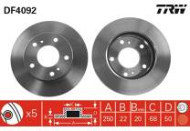 Brake disc set (2)