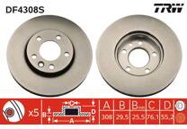 Brake disc (per unit)