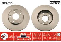 Brake disc set (2)