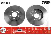 Brake disc set (2)