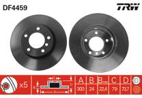 Brake disc set (2)