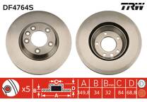 Brake disc (per unit)