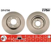 Brake disc set (2) TRW - DF4790