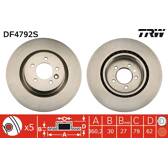Brake disc (per unit) TRW - DF4792S