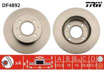 Brake disc set (2)