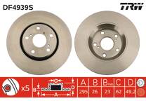 Brake disc (per unit)