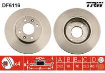 Brake disc set (2)