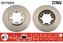 Brake disc (per unit)